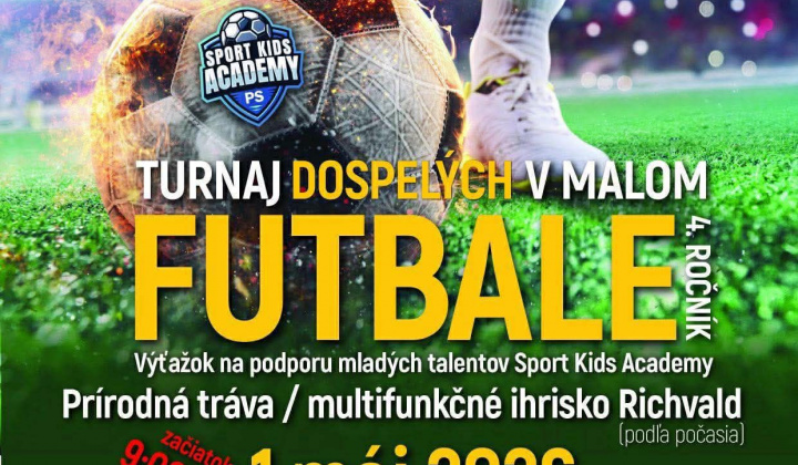 Fotka - Pozvánka na turnaj v malom futbale 