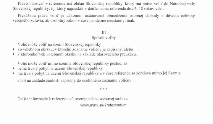 Fotka - REFERENDUM 2026