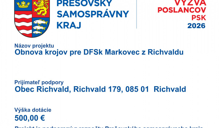 Fotka - Výzva poslancov PSK 2026